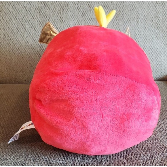 2019 Red Ash the Dragon Sequin Faced Moosh-moosh Stuffed Animal Plush Toy #3900 - Picture 4 of 12